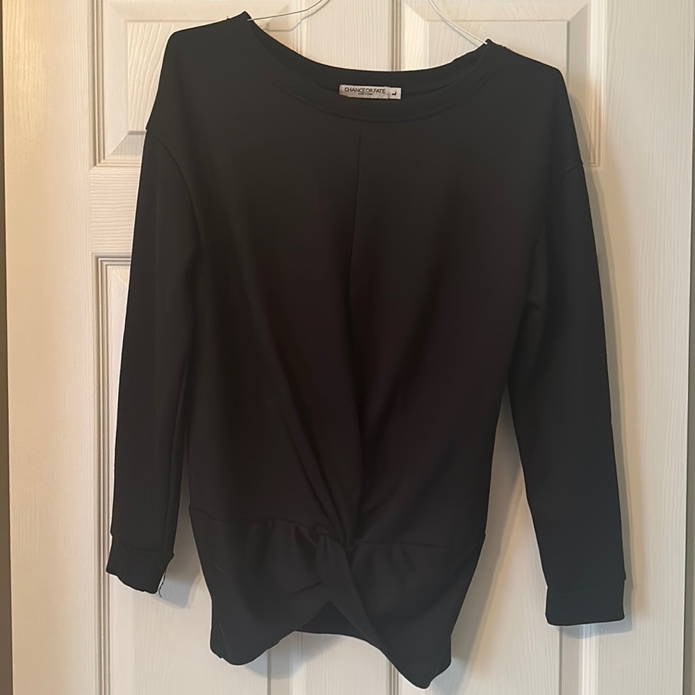 Chance or Fate Black Sweater
